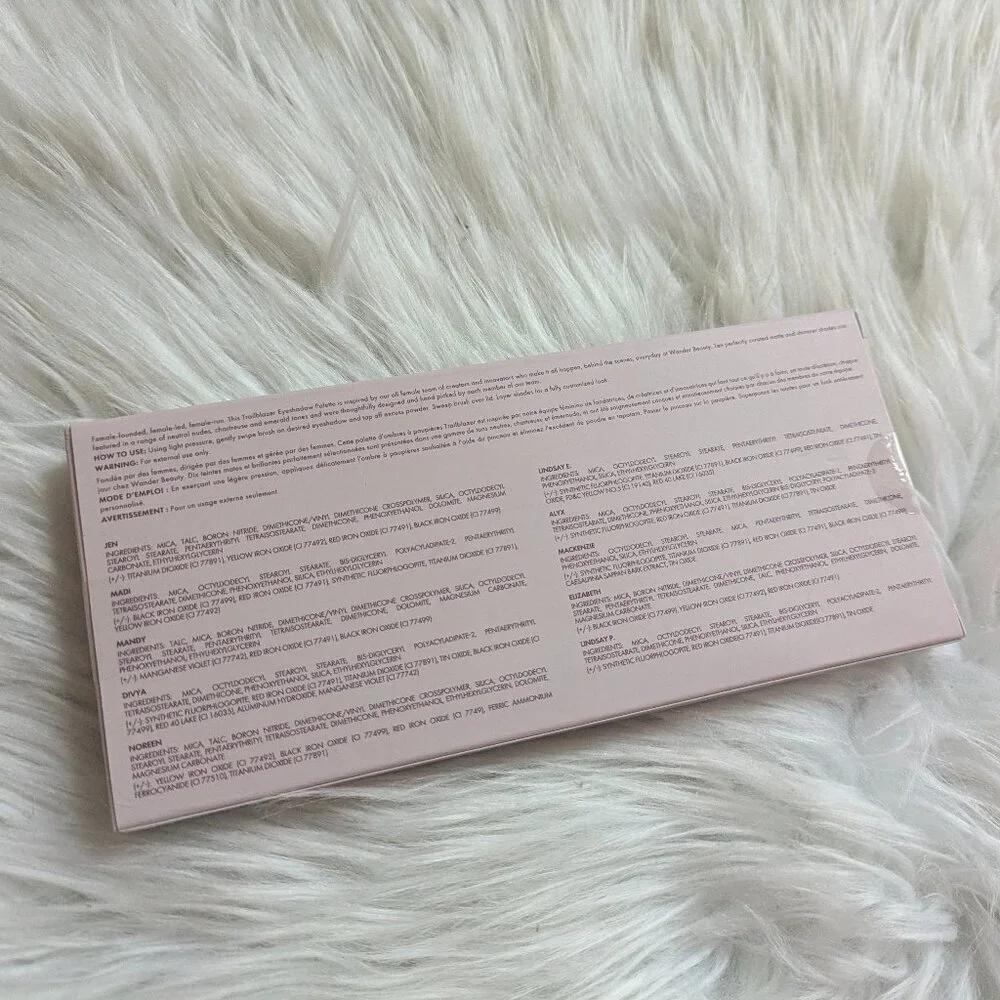 2/$29 WANDER BEAUTY Trailblazer Eyeshadow Palette $42 BNNU Matte Shimmer Neutral